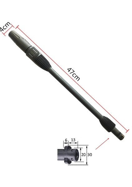 Karcher Jet Lance Stili Basınçlı Yıkama Değnek Ucu Su Püskürtme Lance Nozul Döner Turbo Lance Araba Yıkama Su Jet Lance Için Karcher Basınçlı Yıkama (Yurt Dışından)