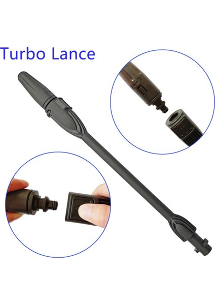 Karcher Jet Lance Stili Basınçlı Yıkama Değnek Ucu Su Püskürtme Lance Nozul Döner Turbo Lance Araba Yıkama Su Jet Lance Için Karcher Basınçlı Yıkama (Yurt Dışından)