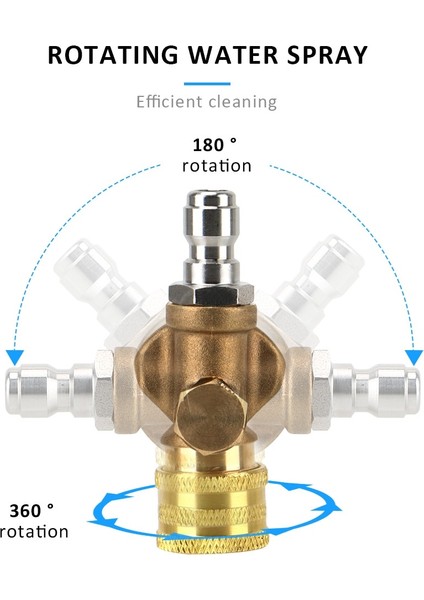 Kahverengi Tarzı Lepee Hızlı Bağlantı Araba Temizleme Araba Basınçlı Yıkama Aksesuarı Turbo Nozullar Püskürtücü Döner Döner Bağlayıcı Jet Püskürtücü (Yurt Dışından)