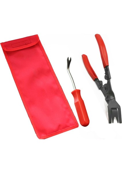 2 Adet Kırmızı Renk Stili Araba Far Temizleme Aracı Honda Toyota Hyundai Vw Bmw Kia Far Tamir Takımı Klip Pense Seti Raptiye Sökücü Trim Kurulum (Yurt Dışından)