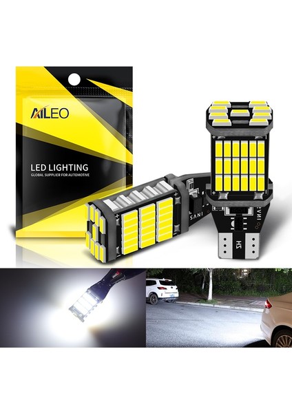 Kırmızı 2 Adet T15 LED Canbu W16W Araba Yedekleme Ters Ampul Işıkları Bmw E46 E39 E90 E60 E36 F30 F10 E30 E34 E66 X5 E Z4 Z3 (Yurt Dışından)