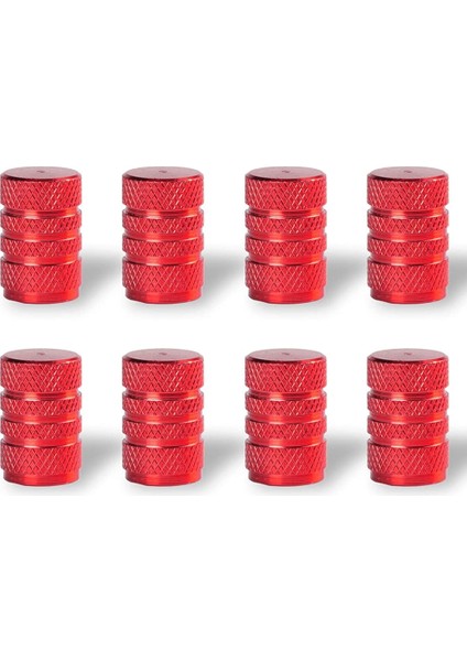 Tip A - Kırmızı Stil 8 Adet Lastik Valf Kapakları Lastik Jant Kök Kapağı Toz Geçirmez Oto Jant Kapağı Alüminyum Alaşım Arabalar ve Motosikletler Için Nipel Kapakları Bisikletler (Yurt Dışından)
