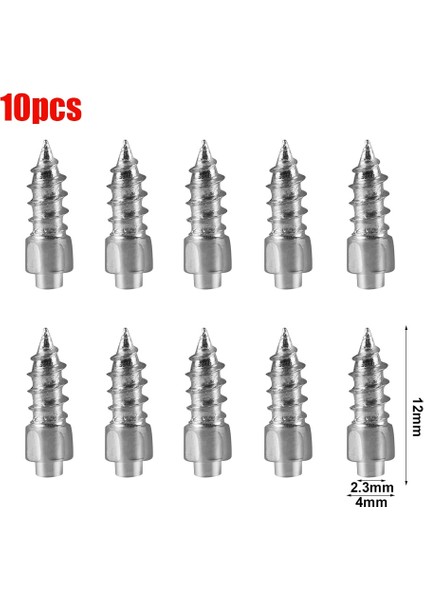 12X4MM Tarzı Adet Kaymaz Kar Tabanları Için Vidalı Çiviler Oto Araba Motosiklet Bisiklet Kamyon Arazi Lastiği Kaymaz Buz Önleyici Sivri Uçlar Alaşımlı Çivi (Yurt Dışından) fiyatları