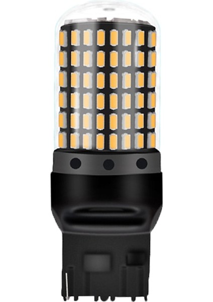 Kırmızı Stil 7440 T20 W21W Baw BAU15S PY21W BAY15D P215W W21W Canbus Hata Yok LED Fren Stop Lambası Ampul Dönüş Sinyali Lambası Dc 12V (Yurt Dışından)