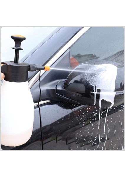 Beyaz Stil 1.5l Araba Yıkama Köpüğü Püskürtücü Yüksek Basınçlı Otomobil Kar Köpüğü Lance Deterjan Köpüren Temizleme Bakım Aracı Bahçe Su Püskürtücü (Yurt Dışından)