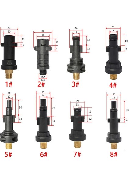 Renksiz Stil Köpük Nozul Kar Köpük Lance Köpük Topu Adaptörü Plastik Bayonet Karcher Ar Bosch Sun Joe Sterwins Basınçlı Yıkama Için Uydurma (Yurt Dışından)