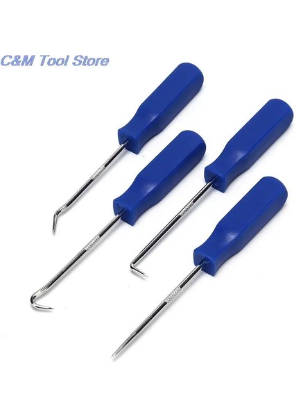 4 Adet Dayanıklı Yağ Keçesi Conta Çektirme Sökücü El Aleti Plastik Çelik Otomobil Araba Pick & Kanca Alet Takımı O Ring (Yurt Dışından)