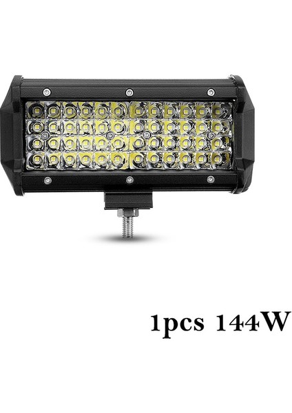 1 Adet 144W LED Çubuk Stili Anmıngpu 4 "12V 24V LED Işık Çubuğu Offroad Spot Sel LED Çalışma Işığı Atv Kamyon Suv Tekne Lada Niva 4x4 Araba Sürüş Sis Farları (Yurt Dışından)