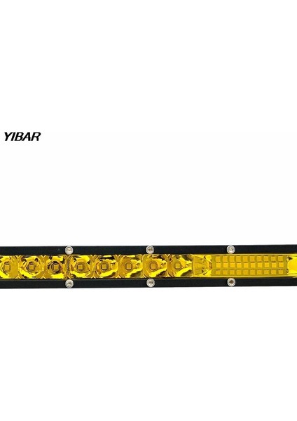 Sarı Ultra Ince 20 '' 200W Tek Sıra LED Çalışma Işık Çubuğu Offroad Kamyon Amber (Yurt Dışından) fırsatları
