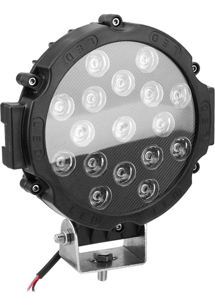 Siyah Stil 7 Iw LED Çalışma Işığı Far Sis Farları Yuvarlak Sürüş Lambası Kamyon Traktör 4x4 Off Road Için Süper Parlak Projektörler (Yurt Dışından)