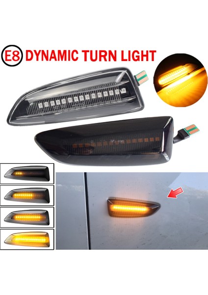 Dinamik Kristal Tipi 2 Adet LED Dinamik Yan Işaretleyici Dönüş Sinyali Işık Opel Astra J Astra Jk Zafira C Için Sıralı Flaşör Insignia B Grandland x (Yurt Dışından) modelleri
