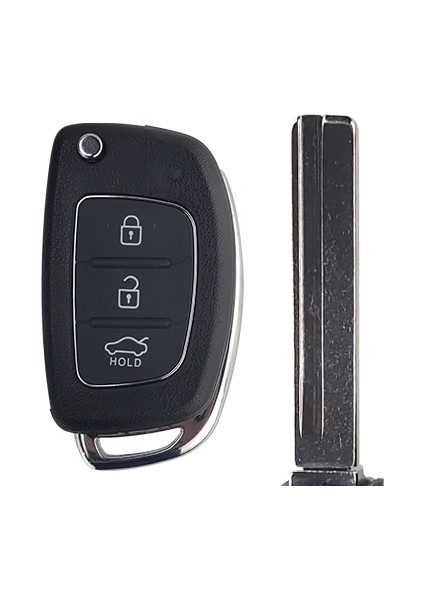 HY20 Bıçak Stili Okeytech 3 Düğmeler Uzaktan Kumanda Araba Anahtarı Kabuk Hyundai Solaris IX35 IX45 HY20TOY40 Blade ile Flip Katlanır Değiştirme (Yurt Dışından)