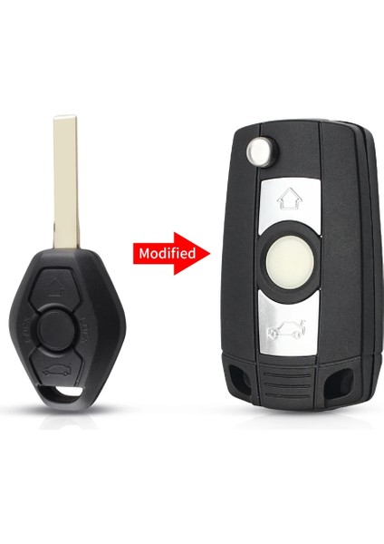 Değiştirilmiş HU92 Anahtar Stili Keyyou Bmw E38 E39 E46 X3 X5 Z3 Z4 Serisi Mhz Kımlığı Anahtarsız Giriş Verici Ews Sistemi Araba Uzaktan Anahtar (Yurt Dışından)