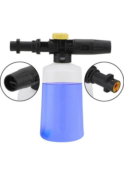 750 ml Kar Köpük Lance Karcher K2 K3 K4 K5 K6 K7 Araba Basınçlı Yıkama Makineleri Ayarlanabilir Püskürtme Memesi ile Sabun Köpüğü Jeneratörü (Yurt Dışından)