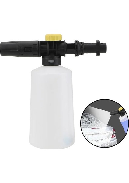 750 ml Kar Köpük Lance Karcher K2 K3 K4 K5 K6 K7 Araba Basınçlı Yıkama Makineleri Ayarlanabilir Püskürtme Memesi ile Sabun Köpüğü Jeneratörü (Yurt Dışından)