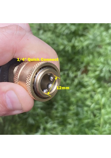 M22 14 mm Döner Stil Basınçlı Yıkayıcı Hızlı Bağlantı "püskürtme Tabancası Değnek Lance Bayonet Adaptörüne" Karcher Bosch Ar Elitech Nilfisk Dönüştürücü Için (Yurt Dışından)