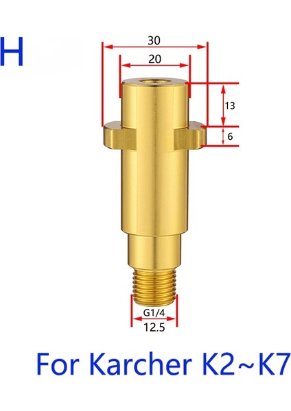 Turuncu Tarzı Metal Adaptör Köpük Memesi Köpük Tabancası Nilfisk Stihl Karcher Bosche Zanaatkar Kew Gerni Parkside Için Yüksek Basınçlı Sabun Köpürtücü (Yurt Dışından)