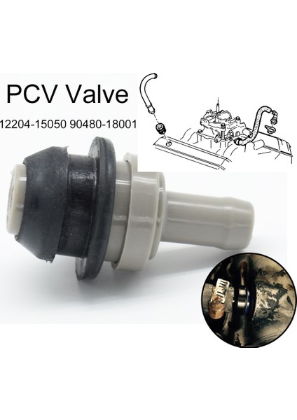 Et Araba Motoru Pcv Havalandırma Valfi Grommet Conta Toyota Corolla 1.6l 1.8l Celica Tracker (Yurt Dışından)