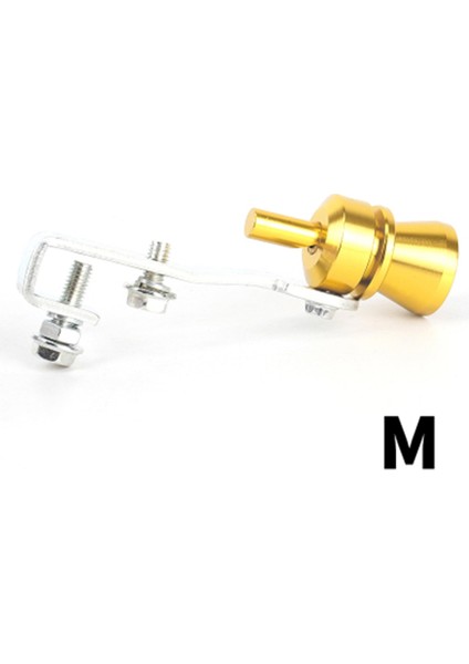 Sarı-M Tarzı Evrensel Simülatör Whistler Egzoz Turbo Düdük Borusu Ses Susturucu Blow Off Car Styling Tunning S M L Xl (Yurt Dışından)