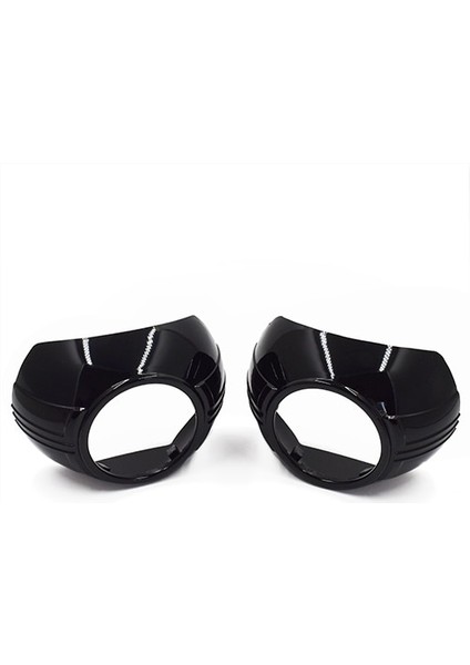 RA-Z-010 Siyah Stil Ronan Araba Styling Örtüleri Bi-Xenon Projektör Farlar Lens Dıy Kapak Lambası Hella Q5 Lens Için Krom Kaplı Maskeler (Yurt Dışından)