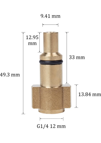 Gümüş Tarzı Yüksek Basınçlı Su Tabancası Konnektörü Karcher Nilfisk Kar Köpüğü Lance Köpük Memesi Adaptörü Araba Yıkayıcı (Yurt Dışından) indirimleri