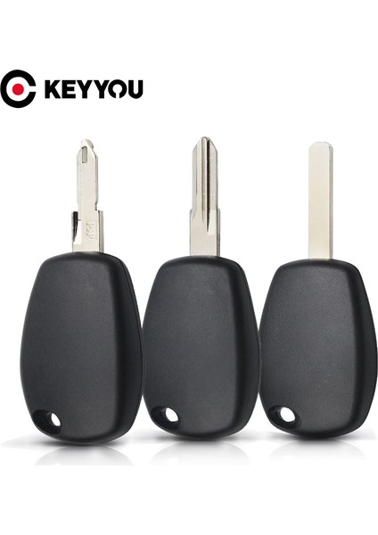 Turuncu Tarzı Keyyou NE73VA2VAC102 Düğme Olmadan Bıçak Değiştirme Araba Uzaktan Anahtar Kabuk Kılıf Fob Renault Logan Için Kesilmemiş Boş Anahtar Kabuk (Yurt Dışından)