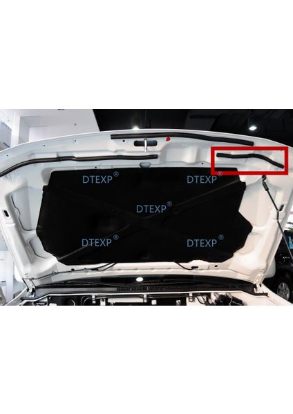 L Küçük MR437095 Stili 1 Parça Kaput Kauçuk Conta Pajero V73 Için Kaput Kauçuk Hava Şeridi Montero Için Araba Vücut Kauçuk Shogun V77 V75 Için (Yurt Dışından)