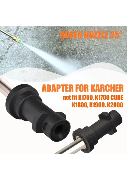 Araba Yıkama Metal Jet Su Püskürtme Lance Değnek Memesi Karcher K Serisi 5 Hızlı Meme Uçlu Basınçlı Yıkama Makinesi K2 K3 K4 K5 K6 (Yurt Dışından) fırsatları