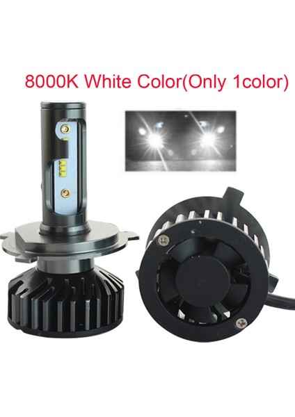 H9 Stili 8000K Beyaz LED Süper Lampada H7 Ampul Hk 3000K 6500K Araba Far H11 H8 H9 Mini Açık Sarı Beyaz Çift Iki Renkli (Yurt Dışından)