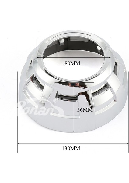 RA-Z-010 Siyah Stil Ronan Araba Styling Örtüleri Bi-Xenon Projektör Farlar Lens Dıy Kapak Lambası Hella Q5 Lens Için Krom Kaplı Maskeler (Yurt Dışından) fırsatları