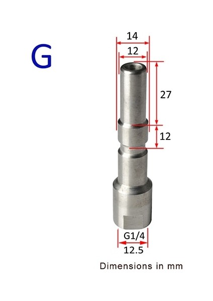 Kew Stili Basınçlı Yıkama Tabancası Lance Bayonet Konnektör Kar Köpüğü Lance Nozul Adaptörü Köpük Topu Sabun Tabancası Adaptörü Bağlantı Parçası (Yurt Dışından)