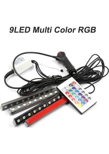 Yeşil Vw Polo Golf Touareg Passat B5 B6 Jetta Mk4 Mk5 Beetle cc Caddy Için Araç Iç Atmosfer Işığı Rgb LED (Yurt Dışından)