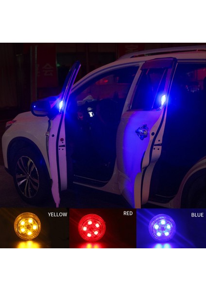 Rgb 2 Adet Kablosuz Manyetik Araba Kapı Açma Uyarı Işığı 5 LED Strobe Yanıp Sönen Anti Arka Uç Çarpışma Güvenlik Lambaları Gösterge Işığı (Yurt Dışından) fırsatları