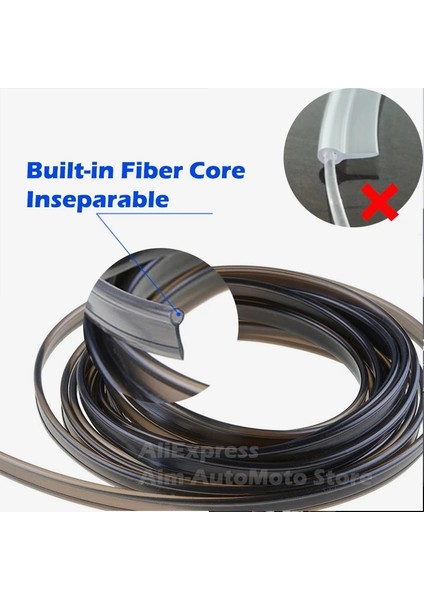 2 Milyon Stili Siyah Optik Fiber Araba Iç Ortam Aydınlatma Ekipmanları Için 3mm Fiber Optik Neon Tel Genişletilmiş Şerit Görünmez Işık Kılavuzu Aksesuarları (Yurt Dışından)