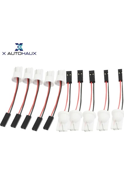 10 Adet Tarzı x Autohaux Ruck Araba Oto T10 Işık Adaptörü W5W Araba Iç Için LED Ampul Işık Kablo Demeti Adaptörü (Yurt Dışından) fiyatları