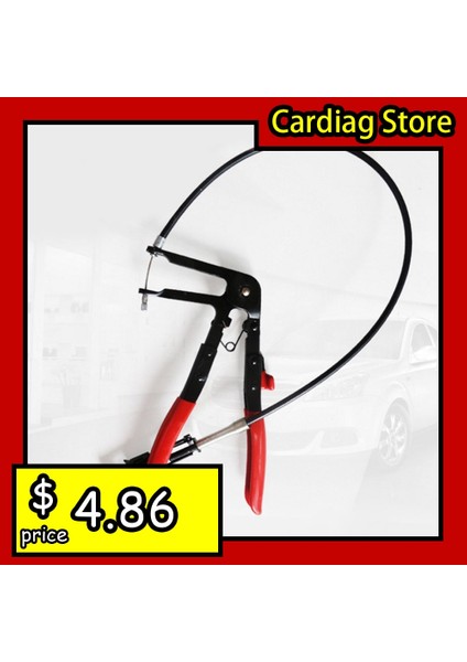 Esnek Kilit Hortum Klipsi Kelepçe Pense Paket Kelepçe Kablo Tel Pense Araba Oto Akaryakıt Su Borusu Kurulum Onarım Aracı (Yurt Dışından)