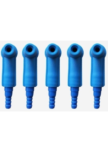 5 Adet Tarzı Yağ Pompalama Borusu Araba Fren Sistemi Sıvı Konektörü Yağ Boşaltılmış Hızlı Değiştirme Aleti Yağ Dolum Ekipmanı Mavi Fren Yağı Değiştirme (Yurt Dışından)