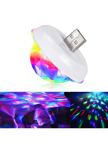 Elma ile Ar LED Otomatik USB Ortam Işığı Dj Rgb Mini Renkli Müzik Ses Işık Usb-C Arayüzü Apple Arayüzü Tatil Partisi Karaoke (Yurt Dışından) fiyatları