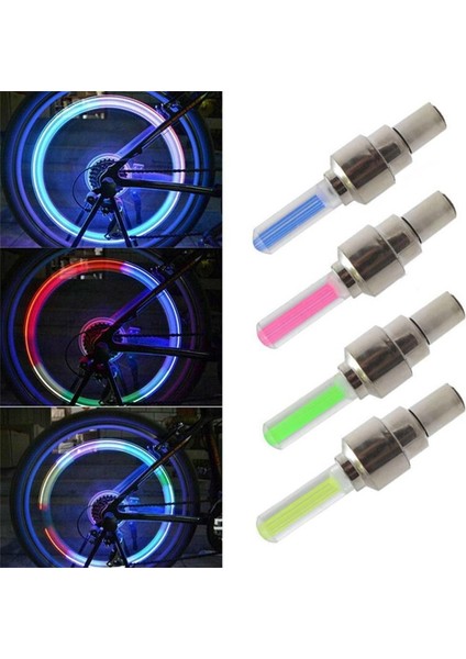 Sarı Stil Olors Araba LED Tekerlek Işığı Bisiklet Gaz Işığı Çift Duyarlı Valf Lastik Işığı Bisiklet Işığı Dekoratif Lamba Bisiklet Aksesuarları (Yurt Dışından) fiyatları