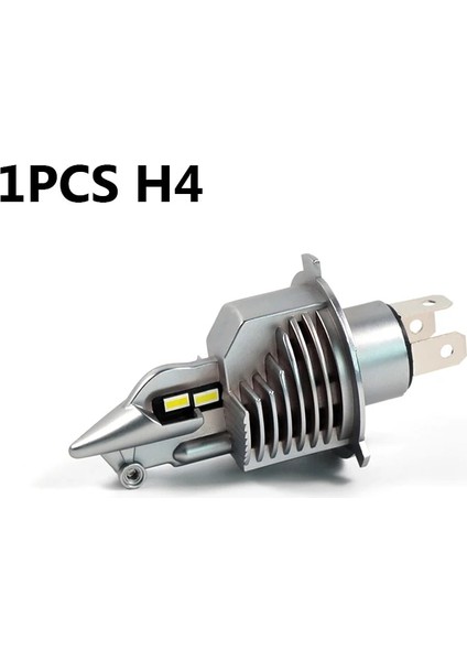 6000K Tarzı 1 Adet H4 Fighter H4 LED Hb2 Araba Far Ampul 80W 12V 24V 6000K Ar Işık Lm Süper Parlak LED H4 Otomatik Lamba Dj (Yurt Dışından)