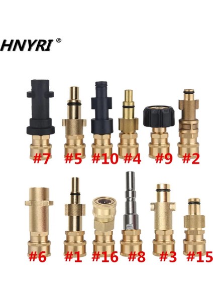 Tip 2 Stili Hnyrı Yüksek "hızlı Bağlantı Çeyrek Adaptörü + Karcherlavorgerniaquatakb & D Yıkama Makinesi Için Basınç Memesi Temiz (Yurt Dışından)
