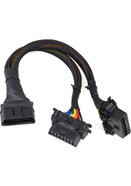 1 In 2 Çift Stil Obd2 Uzatma Kablosu Obd Erkek Dişi Elm 327 Için Otomatik Araç Teşhis Aracı Tarayıcı (Yurt Dışından)
