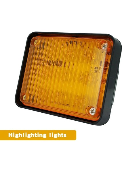 Kırmızı Stil Dmd LED Strobe Uyarı Işığı Araba Izgarası Yanıp Sönen Kamyonet Işaret Tehlikesi Acil Trafik Işığı LED Acil Lamba (Yurt Dışından) indirimleri