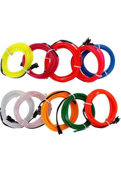 3m Tarzı Mavi DC12V LED Dekoratif Şeritler Tüp Kablo Esnek Neon Işık Kızdırma Dize Işık Araba Dekorasyon Için Iç Atmosfer Lambası (Yurt Dışından) fırsatları