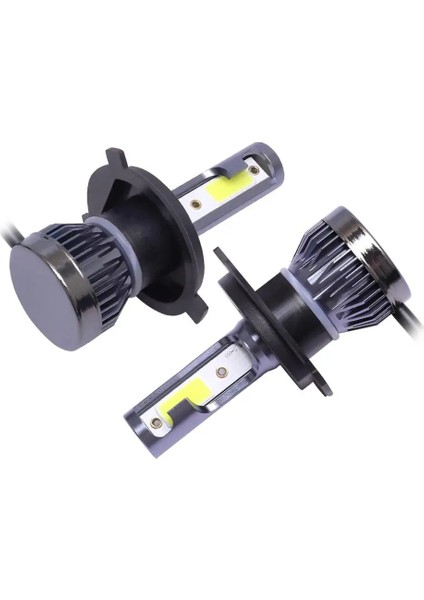 H3 Stili 4yan 6500K 2 Adet H7 LED Lmpaır Mini Araba Far Ampülleri H1 LED H7 H8 H9 H11 Farlar Kiti Hb Hb4 Oto LED Sis Lambaları (Yurt Dışından)