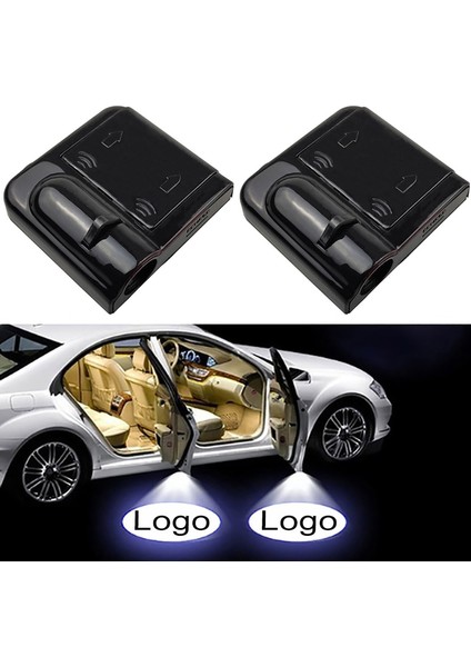 Koltuk Için 1 Adet LED Araba Kapı Karşılama Lazer Projektör Logo Hayalet Gölge Gece Lambası Kablosuz Araba Aksesuarları Lazer Amblem Lamba Kiti Ford Için (Yurt Dışından)