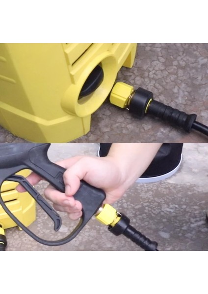 Tek Stil Adaptör Karcher Yüksek Basınçlı Yıkama Su Çıkışı Seti Hızlı Bağlantı M22 Yüksek Basınçlı Yıkama Makinası Tüfeği Borusu (Yurt Dışından)