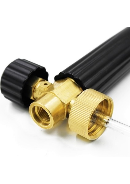 Mavi Stil Araba Yıkayıcı Kar Köpük Jeneratörü Lance, Farklı Çeşitlerle Erkek Dişli Adaptörleri Ayarlanabilir Nozullu Püskürtücülü Sabun Tabancası Yıkayıcı (Yurt Dışından) fırsatları