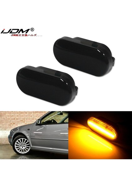 Sarı Ijdm Canbus Amber Sarı Duman Yan Işaretleyici Işıkları Dönüş Sinyali Işıkları Vw Bora Golf Assat 3bg Polo Sb6 12V Için LED Göstergesi (Yurt Dışından) fiyatları