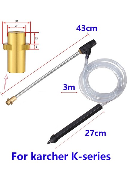 6 Adet Nozul Stili Kumlama Tabancası Makine Memesi Kumlama Için Boya Püskürtme Tabancası Kum Hortum Için, Karcher K2 K3 K4 K5 K6 K7 Basınçlı Yıkama Için (Yurt Dışından)